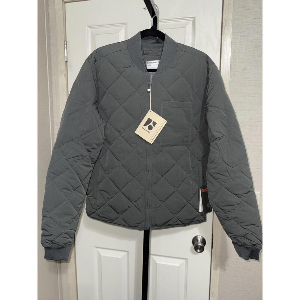 Frank and Oak Quilted Bomber Jacket - Size Small
